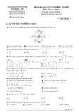 Đề thi giữa học kì 1 môn Toán lớp 11 năm 2024-2025 - Trường THPT Quế Sơn, Quảng Nam