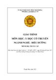 Giáo trình Y học cổ truyền (Ngành: Điều dưỡng - Trình độ: Trung cấp) - Trường Cao đẳng Y tế Thanh Hoá