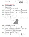 Đề ôn thi giữa học kì 1 môn Toán lớp 10 năm 2024-2025 - Trường THPT Quế Sơn, Quảng Nam