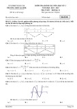Đề thi giữa học kì 1 môn Toán lớp 12 năm 2024-2025 có đáp án - Trường THPT Ea Rốk, Đắk Lắk