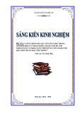 Sáng kiến kinh nghiệm THPT: Lồng ghép giáo dục kĩ năng sống trong giờ sinh hoạt và hoạt động ngoài giờ lên lớp nhằm nâng cao khả năng thích ứng xã hội cho học sinh THPT