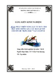 Sáng kiến kinh nghiệm THPT: Phát triển năng lực tư duy cho học sinh thông qua các bài tập mở chuyên đề Động học Vật lí 10