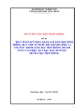 Sáng kiến kinh nghiệm THPT: Xây dựng và sử dụng hệ thống bài tập hóa học để rèn luyện kỹ năng quan sát cho học sinh nhằm nâng cao hiệu quả trong dạy học Hóa học 11 - Chương trình giáo dục phổ thông mới