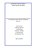 Sáng kiến kinh nghiệm THPT: Phát huy năng lực sáng tạo cho học sinh thông qua dạy học dự án phần Năng lượng - Công Vật lý 10 THPT 2018