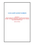 Sáng kiến kinh nghiệm THPT: Thiết kế phim hoạt hình mô tả sự hình thành liên kết hóa học - Hóa học 10 nhằm phát triển năng lực cho học sinh theo mô hình STEM