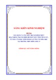 Sáng kiến kinh nghiệm THPT: Xây dựng và tổ chức một số hình thức hoạt động trải nghiệm để phát huy tính tích cực, tự giác nhằm lan tỏa văn hóa đọc tại trường THPT Diễn Châu 2