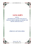 Sáng kiến kinh nghiệm THPT: Giải pháp nâng cao kỹ năng quản lý thời gian trong thời đại 4.0 cho học sinh trường THPT Đô Lương 3