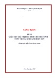 Sáng kiến kinh nghiệm THPT: Giáo dục giá trị hòa bình cho học sinh trung học phổ thông trong bối cảnh hiện nay