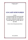 Sáng kiến kinh nghiệm THPT: Xây dựng hệ thống bài tập sử dụng phổ IR, MS để xác định CTPT, CTCT hợp chất hữu cơ Hóa 11 nhằm phát triển năng lực vận dụng kiến thức vào thực tiễn của học sinh