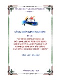 Sáng kiến kinh nghiệm THPT: Sử dụng công cụ BING AI để tạo ra hình ảnh sinh động khơi nguồn cảm hứng học tập cho học sinh qua bài giảng cân bằng hoá học ở lớp 11 THPT