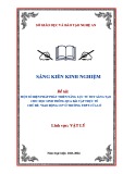 Sáng kiến kinh nghiệm THPT: Một số biện pháp phát triển năng lực tư duy sáng tạo cho học sinh thông qua bài tập thực tế chủ đề: “dao động cơ” ở Trường THPT Cửa Lò