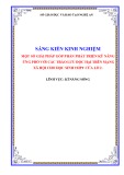 Sáng kiến kinh nghiệm THPT: Một số giải pháp góp phần phát triển kỹ năng ứng phó với các trào lưu độc hại trên mạng xã hội cho học sinh THPT Cửa Lò 2