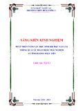 Sáng kiến kinh nghiệm THPT: Phát triển năng lực học sinh khi học Vật lí 11 thông qua các hoạt động trải nghiệm và tình huống thực tiễn