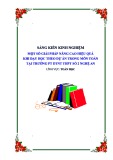 Sáng kiến kinh nghiệm THPT: Một số giải pháp nâng cao hiệu quả khi dạy học theo dự án trong môn Toán tại trường PT DTNT THPT số 2 Nghệ An