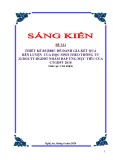 Sáng kiến kinh nghiệm THPT: Thiết kế Rubric để đánh giá kết quả rèn luyện của học sinh theo thông tư 22/2021/TT-BGDĐT nhằm đáp ứng mục tiêu của CTGDPT 2018