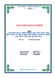 Sáng kiến kinh nghiệm THPT: Góp phần phát triển phẩm chất yêu nước cho học sinh cấp THPT từ hoạt động dạy học Giáo dục địa phương