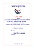 Sáng kiến kinh nghiệm THPT: Dạy học dự án trong Chương trình giáo dục địa phương lớp 11 (Hoạt động luyện tập – vận dụng, Chủ đề 1: Thành tựu văn học viết của Nghệ An)