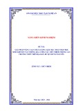 Sáng kiến kinh nghiệm THPT: Giải pháp nâng cao chất lượng giáo dục hoà nhập học sinh khuyết tật thông qua công tác chủ nhiệm trong các trường THPT trên địa bàn huyện Hưng Nguyên