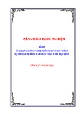 Sáng kiến kinh nghiệm THPT: Ứng dụng công nghệ thông tin kích thích sự hứng thú học tập môn toán cho học sinh