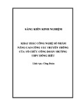 Sáng kiến kinh nghiệm THPT: Khai thác công nghệ số nhằm nâng cao công tác truyền thông của tổ chức công đoàn trường THPT Đông Hiếu