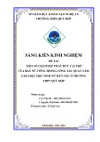 Sáng kiến kinh nghiệm THPT: Một số giải pháp phát huy vai trò của Ban nữ công trong công tác quan tâm, giáo dục học sinh nữ dân tộc ở trường THPT Quỳ Hợp