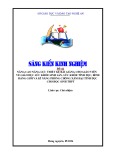 Sáng kiến kinh nghiệm THPT: Nâng cao năng lực thiết kế bài giảng cho giáo viên về giáo dục sức khoẻ sinh sản, sức khoẻ tình dục, bình đẳng giới và kĩ năng phòng chống xâm hại tình dục cho học sinh THPT