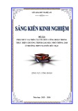 Sáng kiến kinh nghiệm THPT: Phát huy vai trò của tổ chức Công đoàn trong việc thực hiện chương trình giáo dục phổ thông 2018 ở trường THPT Nguyễn Đức Mậu