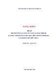 Sáng kiến kinh nghiệm THPT: Đổi mới công tác quản lý cơ sở vật chất, thiết bị dạy học nhằm đáp ứng việc thực hiện chương trình 2018 tại trường THPT Diễn Châu 2