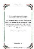 Sáng kiến kinh nghiệm THPT: Một số biện pháp tổ chức các chủ đề hoạt động trải nghiệm, hướng nghiệp lớp 11 góp phần nâng cao kĩ năng kiểm soát cảm xúc cho học sinh tại trường THPT Huỳnh Thúc Kháng