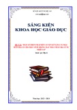 Sáng kiến kinh nghiệm THPT: Một số biện pháp rèn luyện kĩ năng tự học môn Địa lí cho học sinh trong dạy học phần Địa lí tự nhiên 10