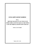 Sáng kiến kinh nghiệm THPT: Biện pháp giáo dục kỷ luật tích cực để phòng chống, ngăn ngừa bạo lực học đường trong lớp chủ nhiệm tại trường THPT Nghi Lộc 2