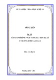 Sáng kiến kinh nghiệm THPT: Sử dụng mô hình SWOT trong dạy học Địa lí ở trường THPT Nam Đàn 2