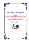 Sáng kiến kinh nghiệm THPT: Một số giải pháp phòng ngừa tiêu cực từ mạng xã hội đối với học sinh trường THPT Tương Dương 2