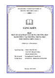 Sáng kiến kinh nghiệm THPT: Một số giải pháp xây dựng trường học hạnh phúc tại trường THPT Diễn Châu 2