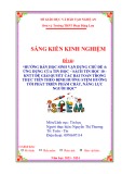 Sáng kiến kinh nghiệm THPT: Hướng dẫn học sinh ứng dụng chủ đề 4: Ứng dụng của tin học – sách tin học 10 KNTT để giải quyết các bài toán trong thực tiễn theo định hướng STEM hướng tới phát triển phẩm chất, năng lực người học