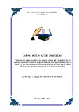 Sáng kiến kinh nghiệm THPT: Ứng dụng phương pháp dạy học nhóm kết hợp kĩ thuật phòng tranh vào bài 4 - Phòng, chống vi phạm pháp luật về trật tự, an toàn giao thông theo định hướng phát triển năng lực cho học sinh lớp 10 (sách Cánh diều)