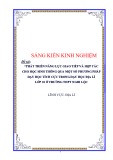 Sáng kiến kinh nghiệm THPT: Phát triển năng lực giao tiếp và hợp tác cho học sinh thông qua một số phương pháp dạy học tích cực trong dạy học Địa lí lớp 10 ở trường THPT Nghi Lộc 4