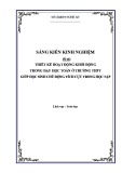 Sáng kiến kinh nghiệm THPT: Thiết kế hoạt động khởi động trong dạy học Toán ở trường THPT giúp học sinh chủ động tích cực trong học tập