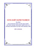 Sáng kiến kinh nghiệm THPT: Một số phương pháp tổ chức hoạt động kết thúc bài học nhằm phát triển năng lực cho học sinh trong dạy học môn Sinh học THPT