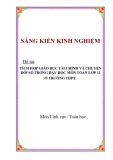 Sáng kiến kinh nghiệm THPT: Tích hợp giáo dục tài chính và chuyển đổi số trong dạy học môn Toán lớp 11 ở trường THPT