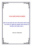 Sáng kiến kinh nghiệm THPT: Một số giải pháp thu hút Công Đoàn viên tham gia tích cực, hiệu quả phong trào thi đua ở trường THPT Diễn Châu 4