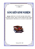 Sáng kiến kinh nghiệm THPT: Thiết kế và tổ chức dạy học STEM chủ đề ứng dụng tin học trong chương trình Tin học 10 THPT nhằm phát huy tính tích cực và tự chủ của học sinh