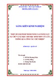 Sáng kiến kinh nghiệm THPT: Một số giải pháp nhằm nâng cao năng lực tự chủ và tự học cho học sinh THPT Cửa Lò 2 thông qua công tác chủ nhiệm