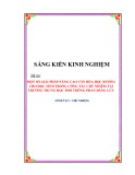 Sáng kiến kinh nghiệm THPT: Một số giải pháp nâng cao văn hóa học đường cho học sinh trong công tác chủ nhiệm tại trường trung học phổ thông Phan Đăng Lưu