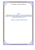 Sáng kiến kinh nghiệm THPT: Thực hiện công tác xã hội-tư vấn tâm lí trường học nhằm nâng cao chất lượng giáo dục toàn diện cho học sinh trường THPT Cửa Lò 2