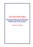 Sáng kiến kinh nghiệm THPT: Một số giải pháp hạn chế tình trạng bỏ học đối với HS dân tộc Thái ở trường THPT Tương Dương 2