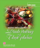 Dinh dưỡng và thực phẩm: Phần 1