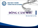 Bài giảng Đông cầm máu