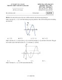 Đề thi giữa học kì 1 môn Toán lớp 12 năm 2024-2025 có đáp án - Trường THPT Chuyên Vị Thanh, Hậu Giang