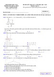 Đề thi giữa học kì 1 môn Toán lớp 12 năm 2024-2025 có đáp án - Trường THPT Thực nghiệm KHGD Hà Nội